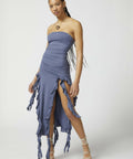 Lioness Rendezvous Midi Slate - 8 / Navy - Dresses