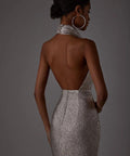 LN Family Fitted Dress With Open Back  Dress.