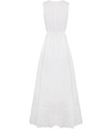 Lovaan Amelia Cutwork Embroidered Dress White - Dresses
