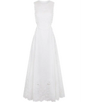 Lovaan Amelia Cutwork Embroidered Dress White - Dresses