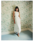 Lovaan Amelia Cutwork Embroidered Dress White - Dresses