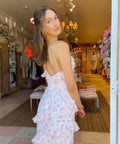 Love Shack Fancy Rialto Gown Sterling Dusk - 8 / Pink - Dresses