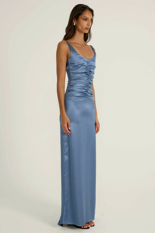 Ance Gria Atlein Dress in Vintage Blue