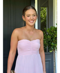 Lulus Sensational Tiered Maxi Dress Pink Size S - 8 / Pink - Dresses