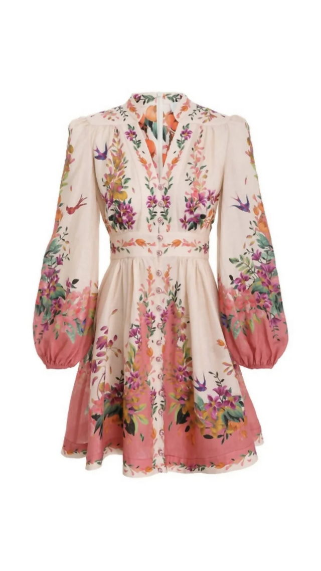 Zimmermann Tropicana Plunge Dress