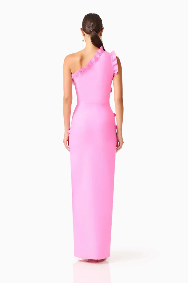 Elliatt Orelia Asymmetrical Gown - Pink
