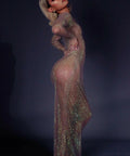 Made U Look Label Dress Gold Size 8 - 8 / Gold - Dresses