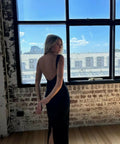Madison Grace Bianco Dress Black - Dresses