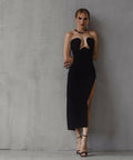 Maison Femalien Lea Dress - 8 / Black - Dresses