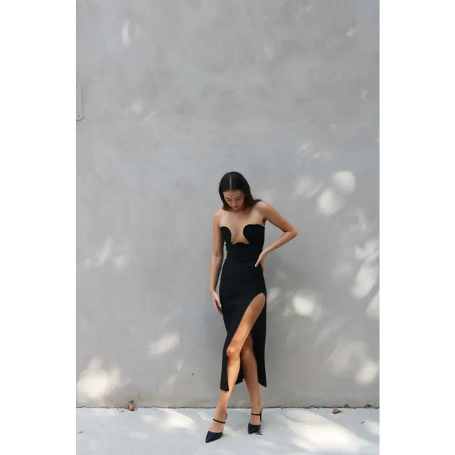 Maison Femalien - Lea Dress - 8 / Black - Dresses