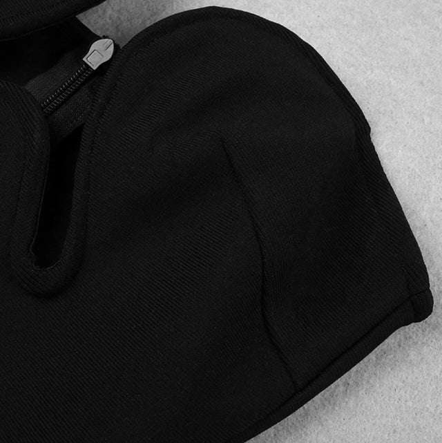 Maison Femalien Lea Dress - 8 / Black - Dresses