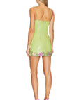 Majorelle Cal Embellished Mini Dress Lime Green - 12 / Green - Dresses