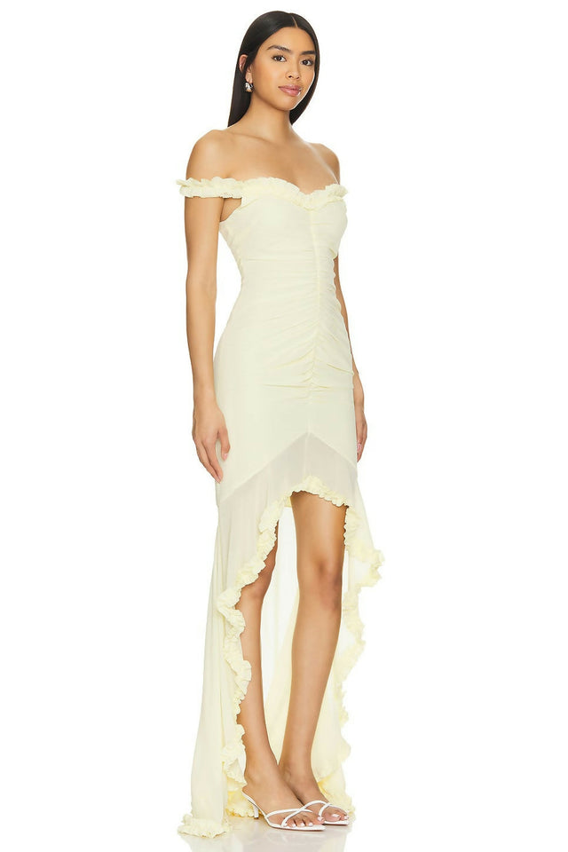 Majorelle Chandra Gown - 6 / Yellow - Dresses