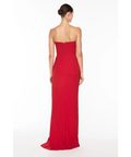 Manning Cartel Asymmetrical Games Strapless Gown Red Size 10 - 10 / Red - Dresses