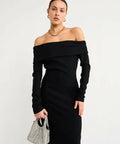 Manning Cartell Another Time Off-shoulder Dress Black Size 14 - 14 / Black - Dresses
