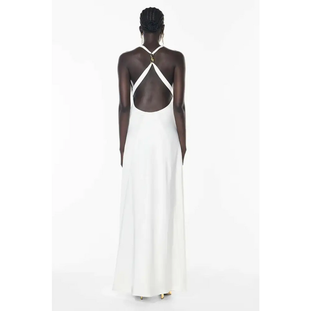 Manning Cartell Charmed Cowl Slip Dress White Size 8