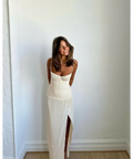 Manning Cartell Double Time Pleat Dress - 6 / Nougat - Dresses