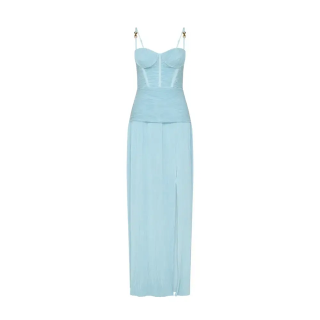 Manning Cartell Double Time Pleat Dress Aqua Spritz Size 10 - 10 / Blue - Dresses