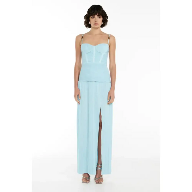 Manning Cartell Double Time Pleat Dress Aqua Spritz Size 10 - 10 / Blue - Dresses
