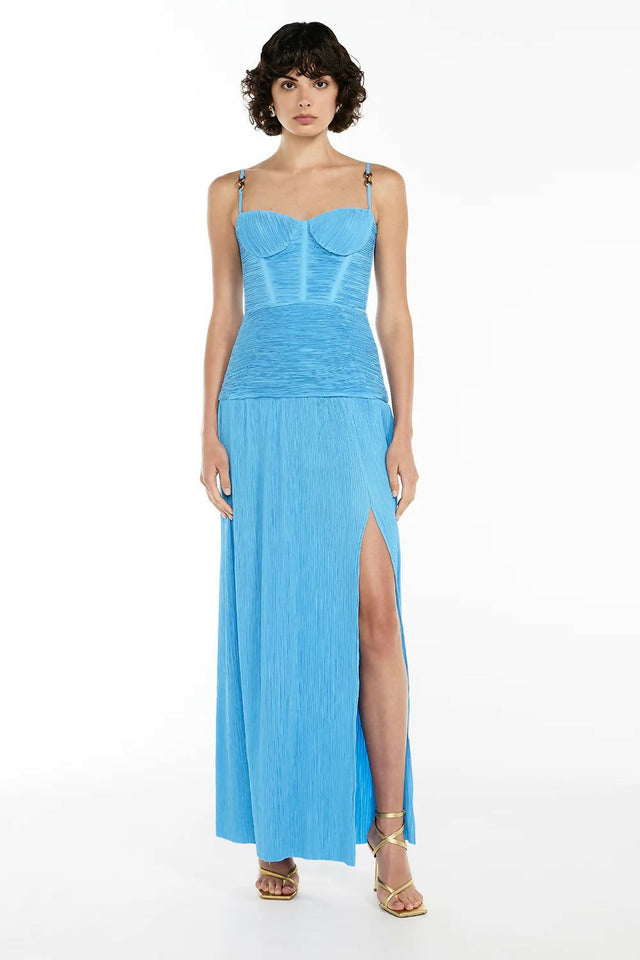 ManningCartellDoubleTimePleatDress-Ceruleanblue1