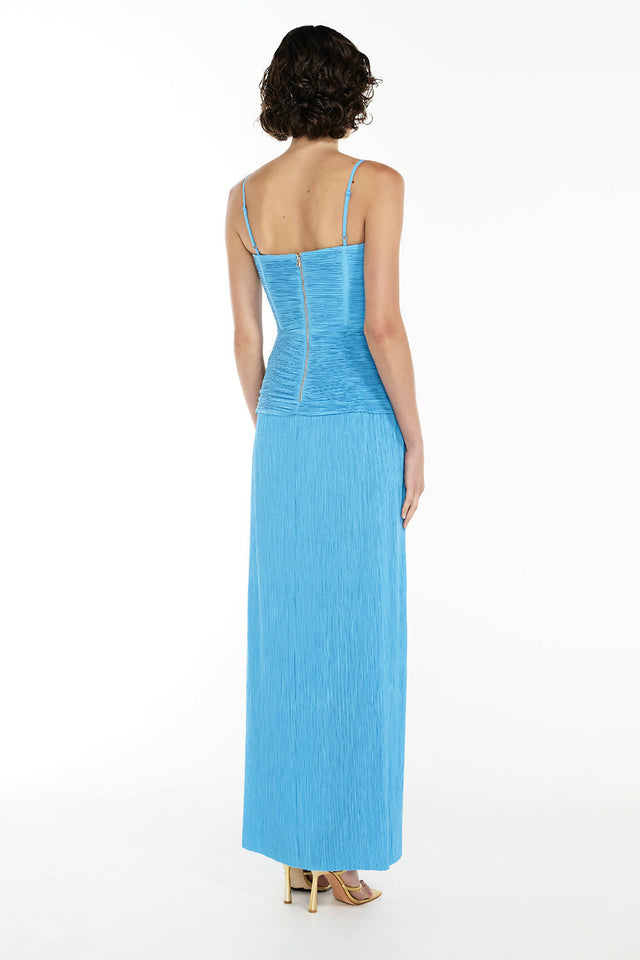 Manning Cartell Double Time Pleat Dress Cerulean Blue | Passion For Fashion Manning Cartell Double Time Pleat Dress Cerulean Blue | Passion For Fashion