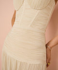Manning Cartell Double Time Pleat Dress in Nougat - Dresses