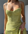 manning cartell double time pleat dress pistachio Discover the Double Time Pleat Dress in Pistachio, as seen on Bella from our MC Team. Shop online & in-stores: https://www.manningcartell.com.au/products/double-time-pleat-dress-pistachio