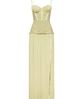 Manning Cartell Double Time Pleat Dress Pistacchio Size 10 - 10 / Yellow - Dresses