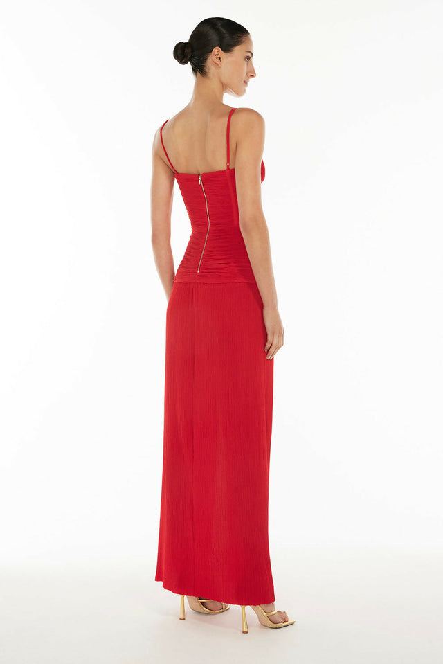 Manning Cartell Double Time Pleat Dress - Red - 8 / Red - Dresses