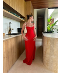 Manning Cartell Double Time Pleat Dress Red Size 4 6 - Dresses