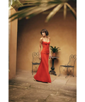 Manning Cartell Double Time Pleat Dress Red Size 4 & 6 - Dresses