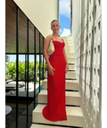 Manning Cartell Double Time Pleat Dress Red Size 4 6 - Dresses