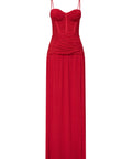 Manning Cartell Double Time Pleat Gown Red - Dresses