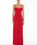 Manning Cartell Double Time Pleat Gown Red - Dresses