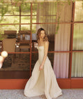 Manning Cartell Double Time Pleat Maxi Dress - 8 / Nougat - Dresses