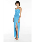 Manning Cartell Double Time Pleat Maxi Dress Cerulean Blue Size 6 8 & 10 - Dresses