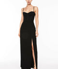 Manning Cartell Double Time Pleat Maxi Dress in Black Size AU 6 8 & 14 - Dresses