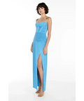 Manning Cartell Double Time Pleat Maxi Dress in Cerulean Blue - Dresses