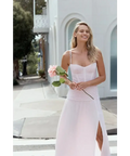 Manning Cartell Double Time Pleat Maxi Dress Pink Hydrangea Size 6 8 10 & 12 - Dresses