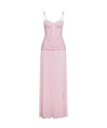 Manning Cartell Double Time Pleat Maxi Dress Pink Hydrangea Size 6 8 10 & 12 - Dresses