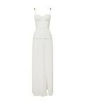 Manning Cartell Double Time Pleat Maxi Dress White Size 8 & 12 - Dresses