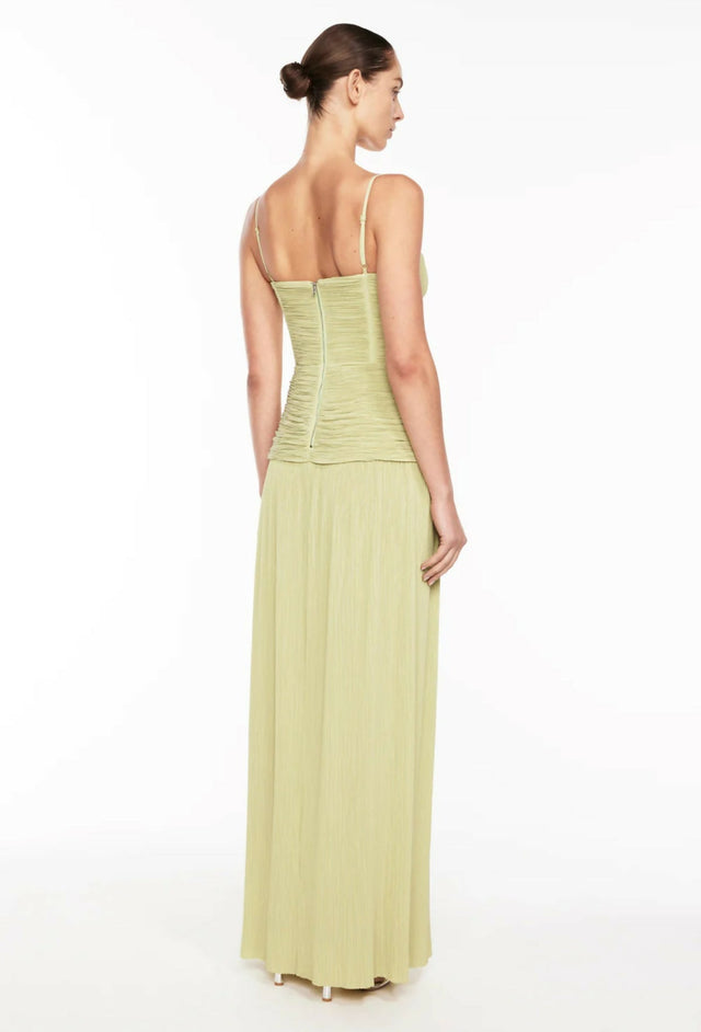 Manning Cartell Double Time Pleat Maxi Pistachio - Dresses
