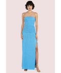 Manning Cartell Double Time Pleat Strapless Dress Blue Size 8 - 8 / Blue - Dresses