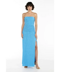 Manning Cartell Double Time Pleat Strapless Dress Cerulean Blue Size 8 - 8 / Blue - Dresses