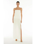 Manning Cartell Double Time Pleat Strapless Dress White Size 6 & 8 - Dresses