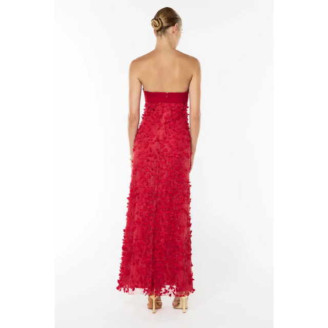 Manning Cartell Enchantment Balconette Gown in Scarlet