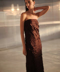 Manning Cartell Extreme Supreme Column Dress in Mulberry Size 8 - 8 / Burgundy - Dresses