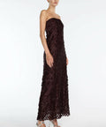 Manning Cartell Extreme Supreme Column Dress in Mulberry Size 8 - 8 / Burgundy - Dresses