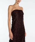 Manning Cartell Extreme Supreme Column Dress in Mulberry Size 8 - 8 / Burgundy - Dresses