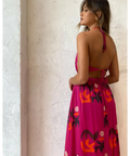 Manning & Cartell Fiesta Halter Maxi Dress - 10 / Multi - Dresses